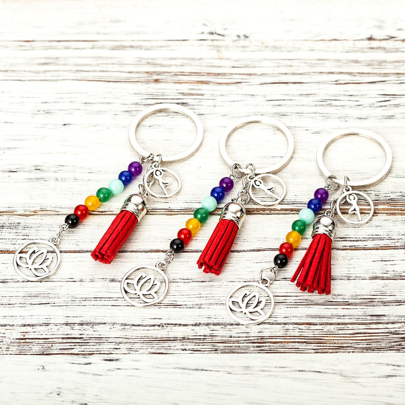 7 Chakra keychain