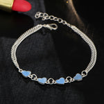 Heart Pendant Anklets