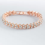 Silver Color Rose Gold Bracele