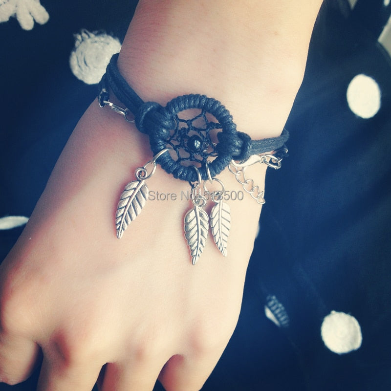 Dream catcher double wrap bracelets For Men Women