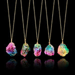 Chakra Rock Pendant Necklace