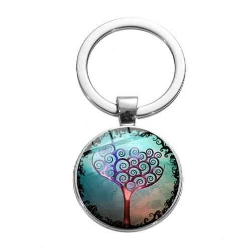Tree of Life Charm Keychain
