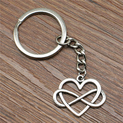 1 Piece Keyring Infinity Love Heart Keychain