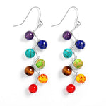 Healing Beads Hanging Earrings