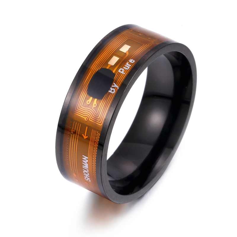 Fashion Men's Ring Magic Wear NFC Smart Finger Ring
