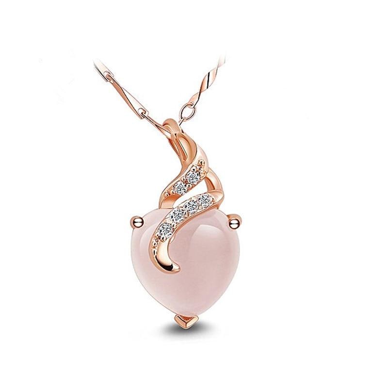 Heart Shape Opal Necklaces