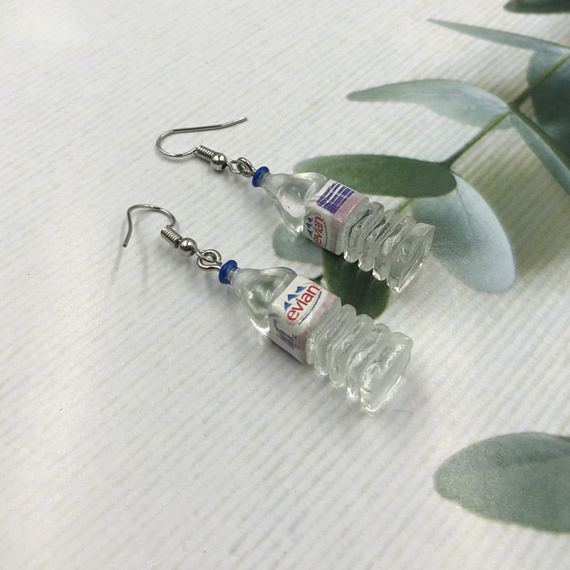 Mineral Water Bottles Earrings