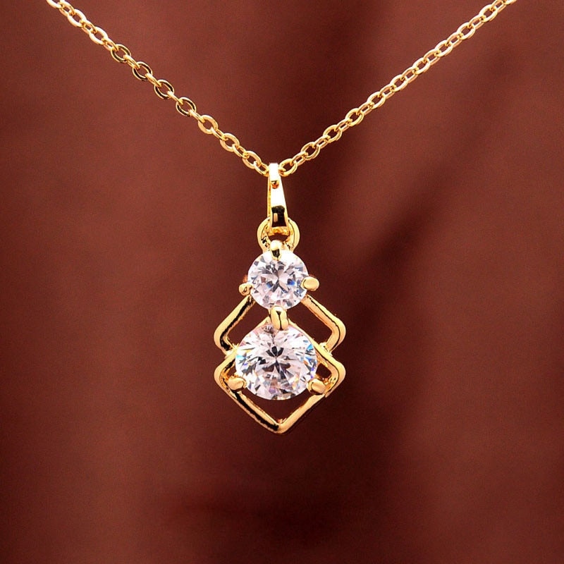 Elegant Wedding Crystal African Jewelry Sets