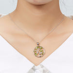 Peridot Tree Pendant