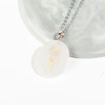 Natural Stones Carving Chakra Pendant Necklace