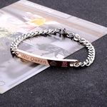 Silver Color Rose Gold Bracele