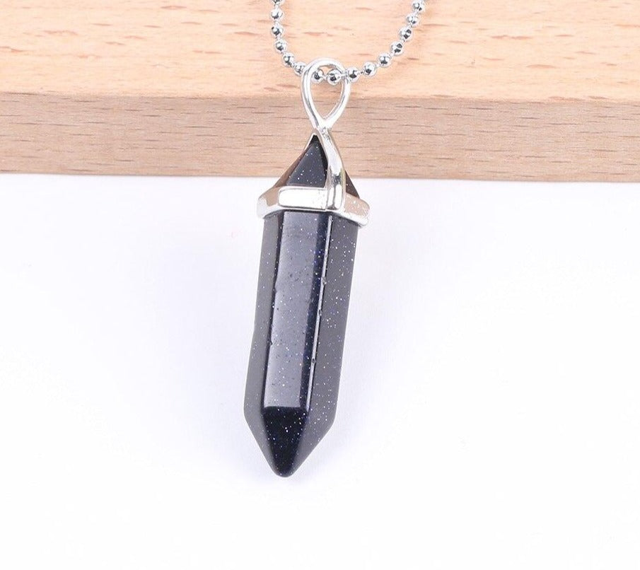 Raw Crystal Pendant Natural Stone Women Necklaces
