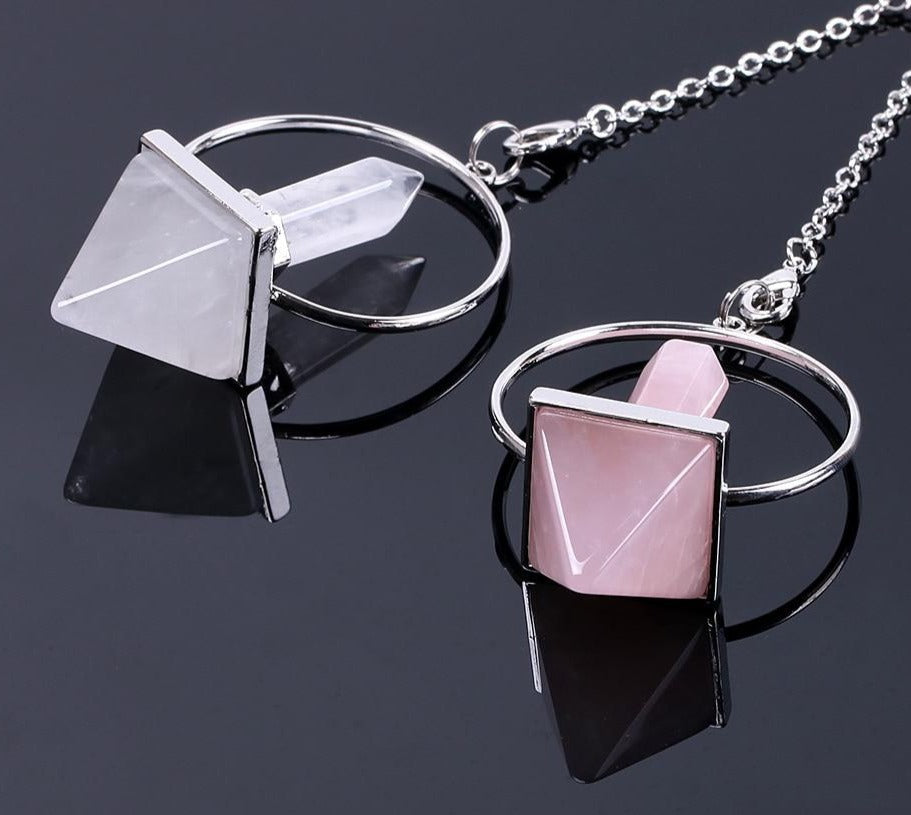 Reiki Healing 7 Chakra Dowsing Natural Stone 