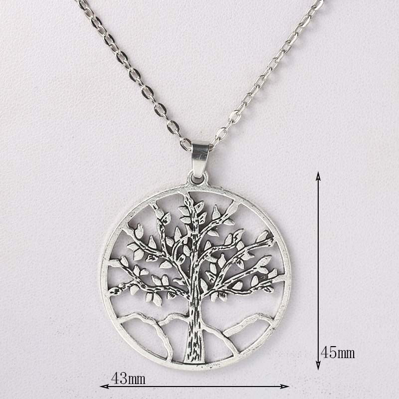 Fine Alloy Tree of Life Pendant Necklace
