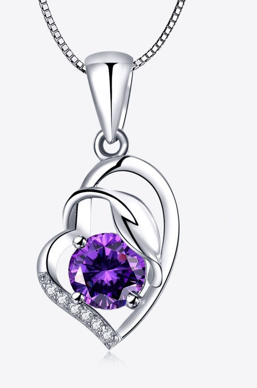 Austrian Heart Pendant Necklace