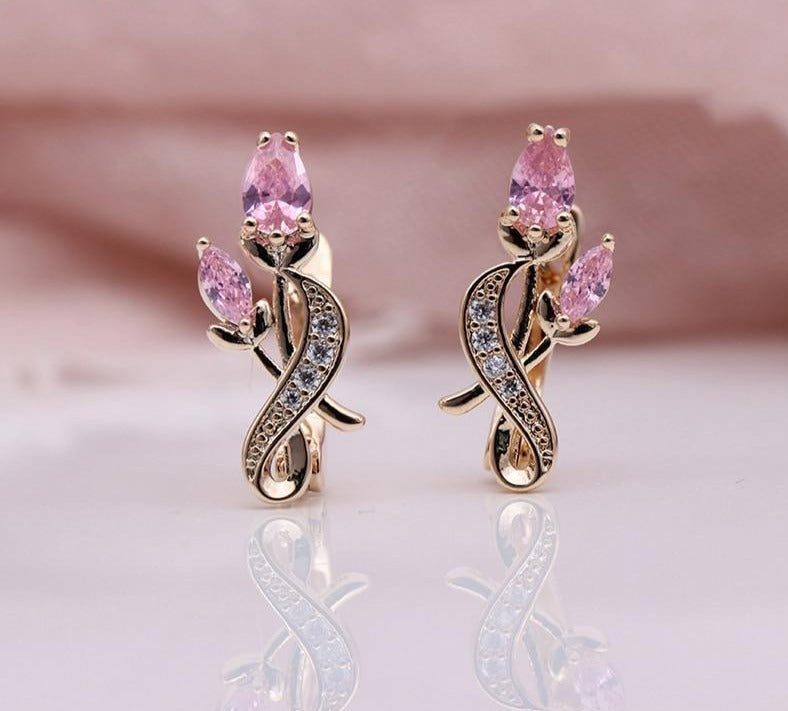 Rose Flower Earring