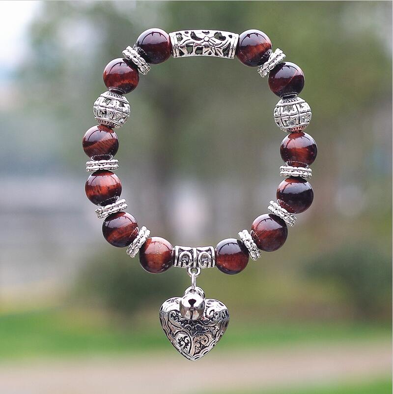 Tiger Eye Natural Stone Women Men Bracelet