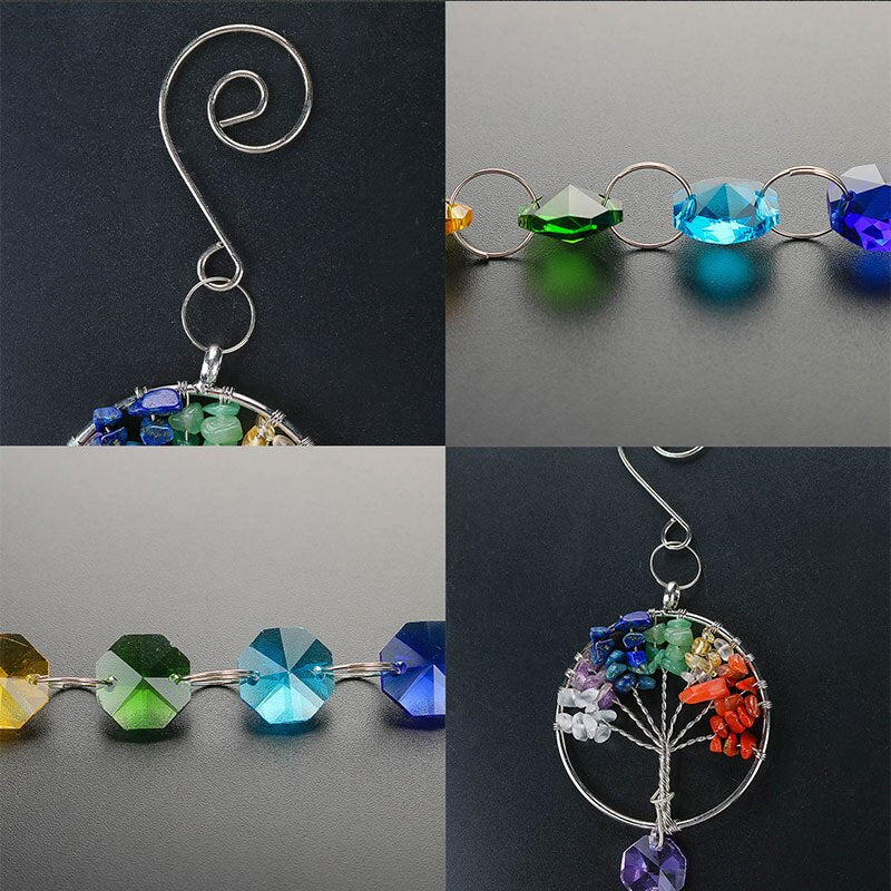 Tree of Life Crystal Prism Ball Sun Catcher
