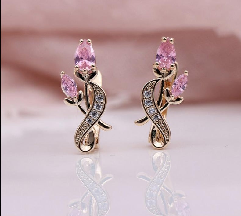 Rose Flower Earring