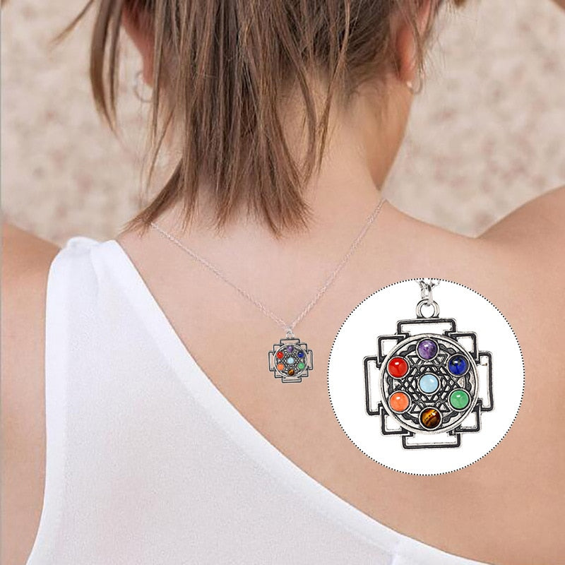 Meditation Quartz Crystal Necklace