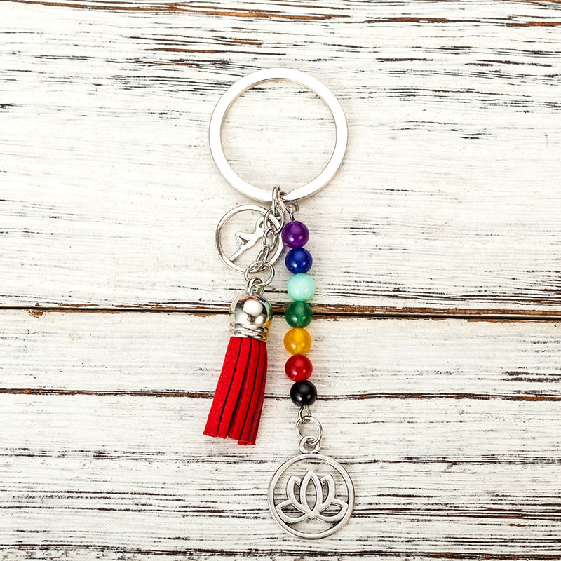 7 Chakra keychain