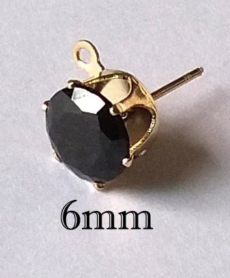 Zircon Crystal Ear Stud