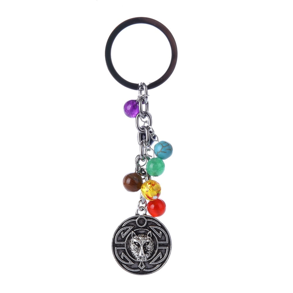 Multicolor Yoga Healing Natural Stone