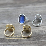 Irregular Crystal Finger Ring