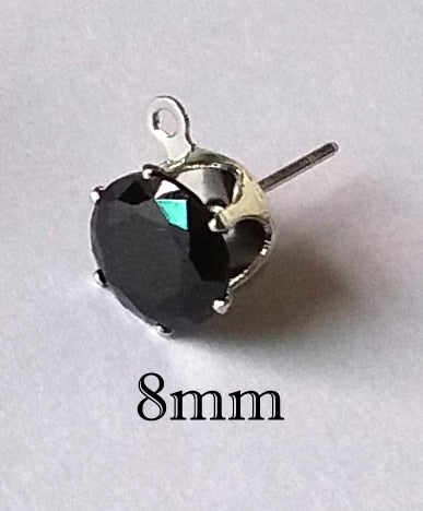 Zircon Crystal Ear Stud