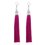 Tassel Earrings  Women Long Fringe Drop Earrings