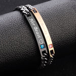 Silver Color Rose Gold Bracele