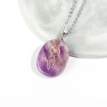 Meditation Quartz Crystal Pendant Necklace