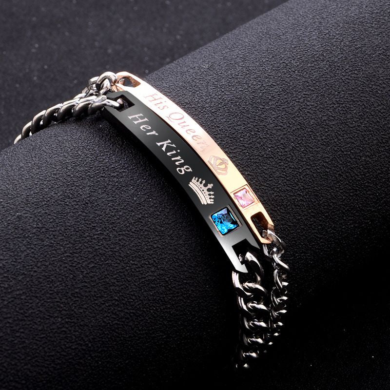 Silver Color Rose Gold Bracele