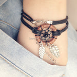 Dream catcher double wrap bracelets For Men Women