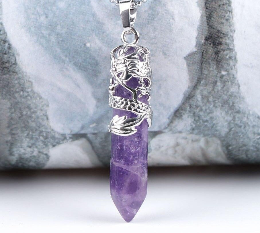 Dragon Necklace Quartz Necklaces 