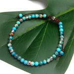 Beads Skinny Bracelets Stone Japser Yoga Fancy Friendship Bracelets