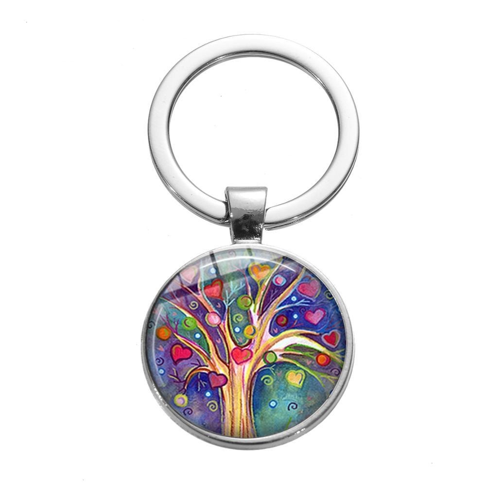 Tree of Life Charm Keychain