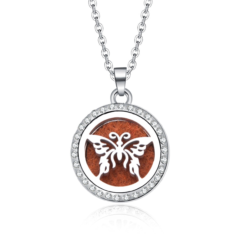 10 styles Aroma locket Necklace