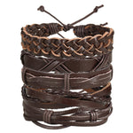 Leaf Feather Multilayer Leather Bracelet