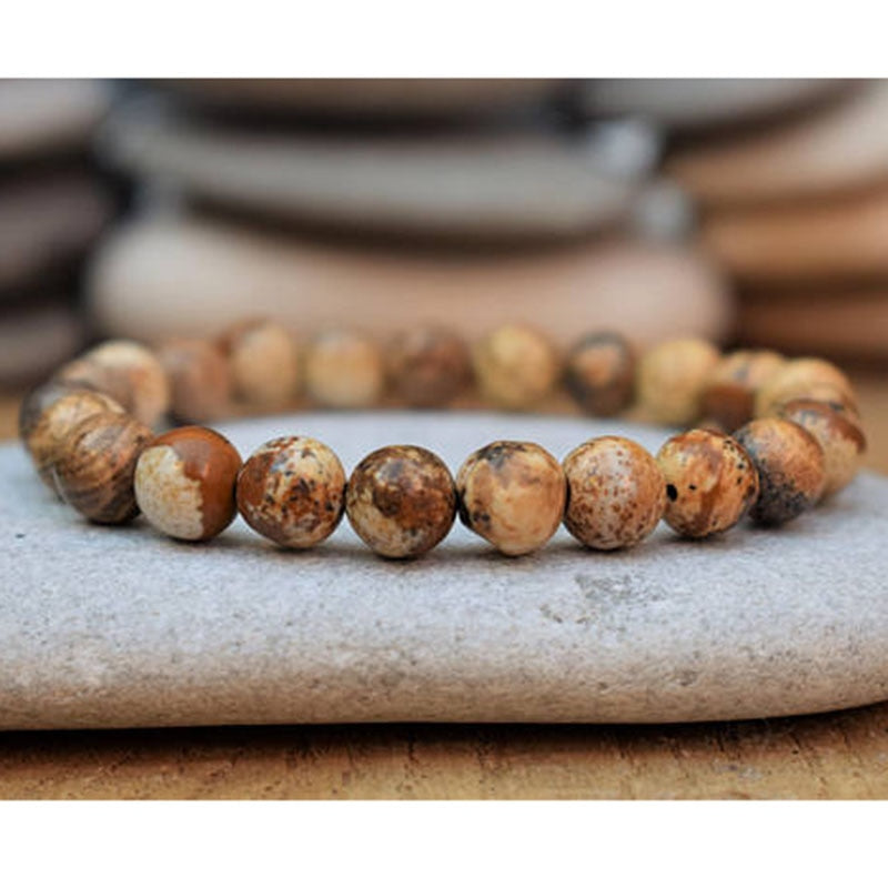 Lotus Wrist Mala Healing Crystal Lotus Bracelet
