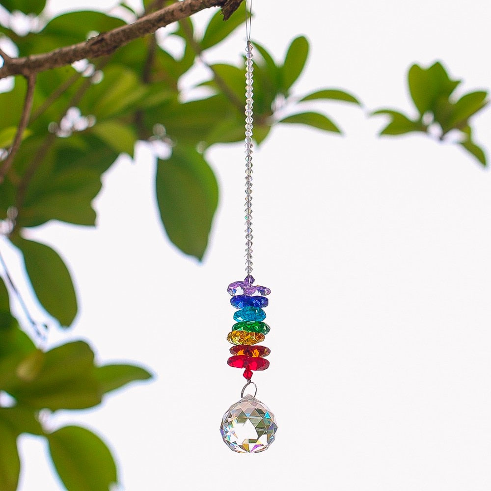 Chakra Crystal Sun catcher