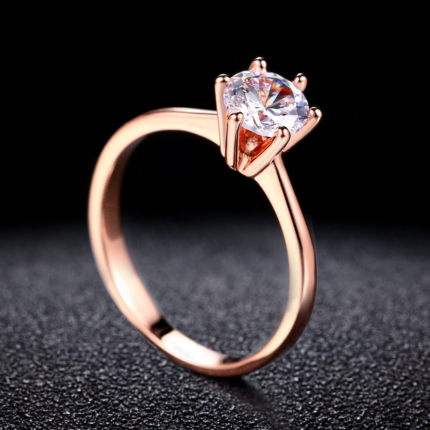 Cubic Zirconia Wedding Finger Rings