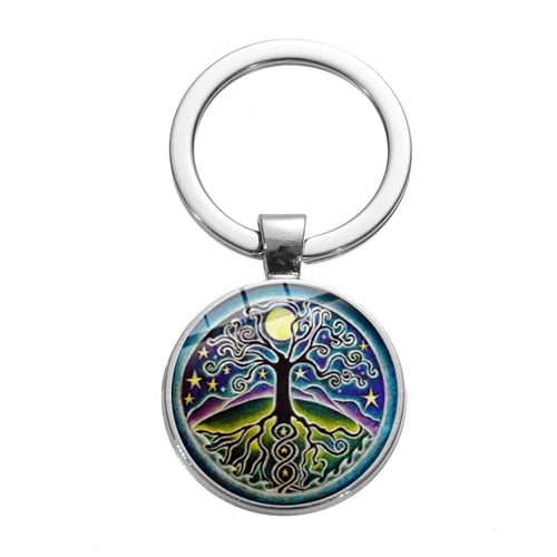 Tree of Life Charm Keychain