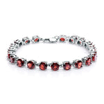 Gemstone Tennis Bracelets