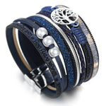 Tree Of Life Women Leather Bracelet