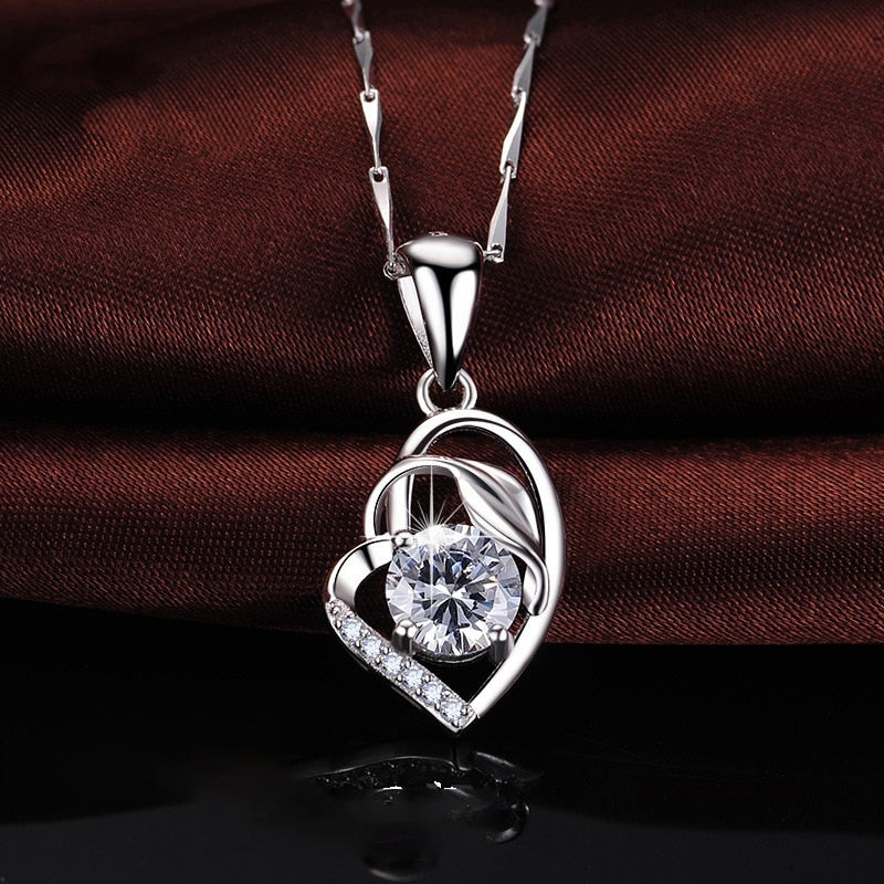 Austrian Heart Pendant Necklace
