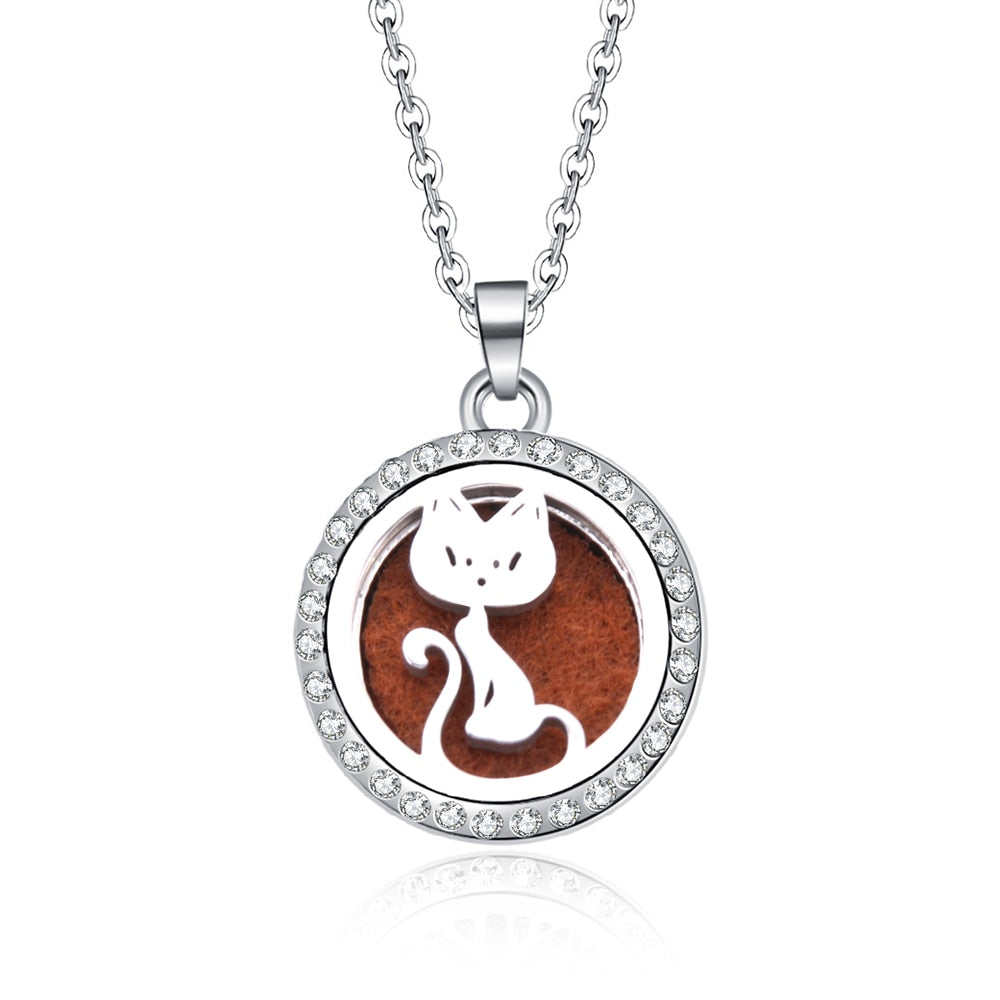 10 styles Aroma locket Necklace