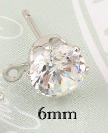 Zircon Crystal Ear Stud