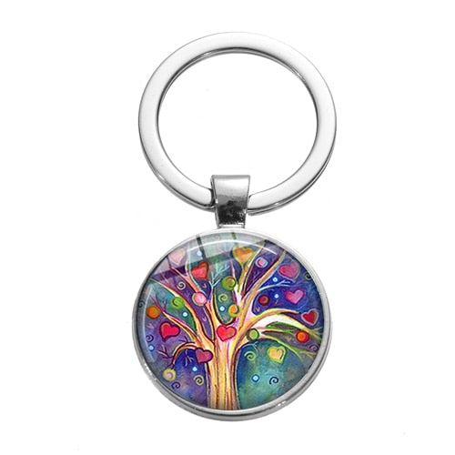 Tree of Life Charm Keychain