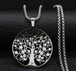 Tree of Life Stainless Steel Necklace